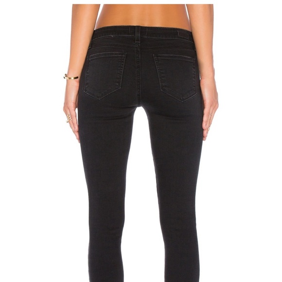 Verdugo Ankle Uneven Hem jeans Vintage Black PAIGE - Picture 11 of 14